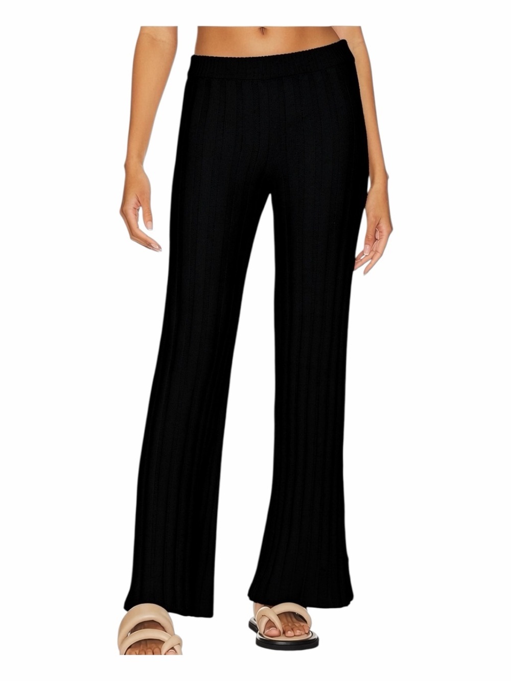 House of Harlow 1960 Ilaria Boucle Pants Black